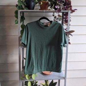 Short sleeve crew neck knit shirt, dark academia